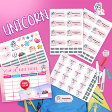 School Labels Mini Package_Unicorn (New)