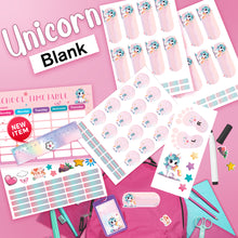 (New) Blank School Labels _Unicorn