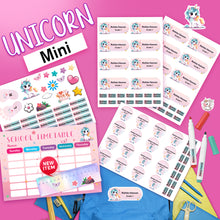 (New) School Labels Mini Package_Unicorn