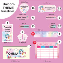 (New) School Labels Package_ Unicorn