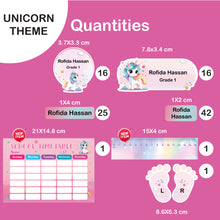 School Labels Mini Package_Unicorn (New)