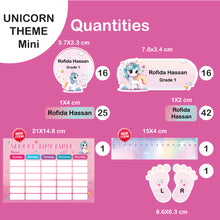 (New) School Labels Mini Package_Unicorn