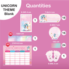 (New) Blank School Labels _Unicorn