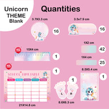 (New) Blank School Labels _Unicorn