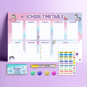 School time table kit  - Unicorn