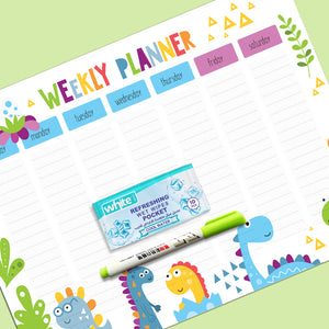 Weekly Planner - Dinosaur