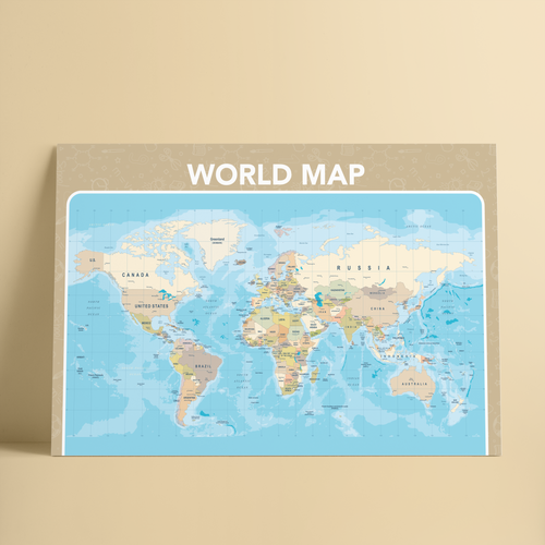 World Map _ خريطة العالم