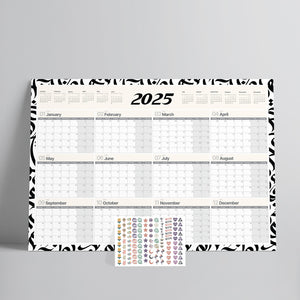 Yearly Planner 2025 Araby - مخطط سنوي 2025 عربي