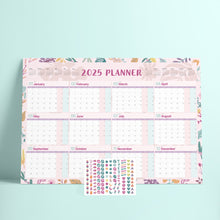 Yearly Planner 2025 Flowers - مخطط سنوي 2025 زهور