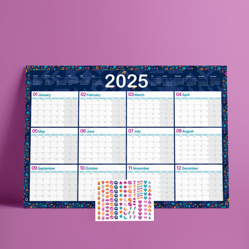 Yearly Planner 2025 Mosaic - مخطط سنوي 2025 موزاييك