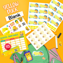 (New) Blank School Labels _Yellow Duck