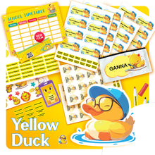 (New) School Labels Package_ Yellow Duck