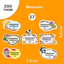 School Labels Package_ Zoo World