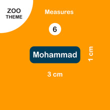 School Labels Package_ Zoo World
