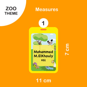 School Labels Package_ Zoo World