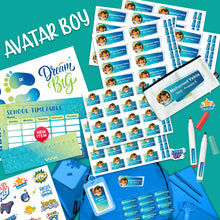 (New) School Labels Package_ Avatar Boy