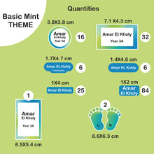 (New) School Labels Package _ Basic Mint
