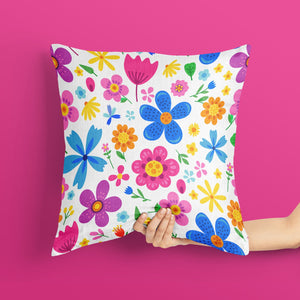 Trendy Summer Cushion Fabric Covers FLOWERY فلوري