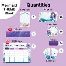 (New) Blank School Labels _ Mermaid