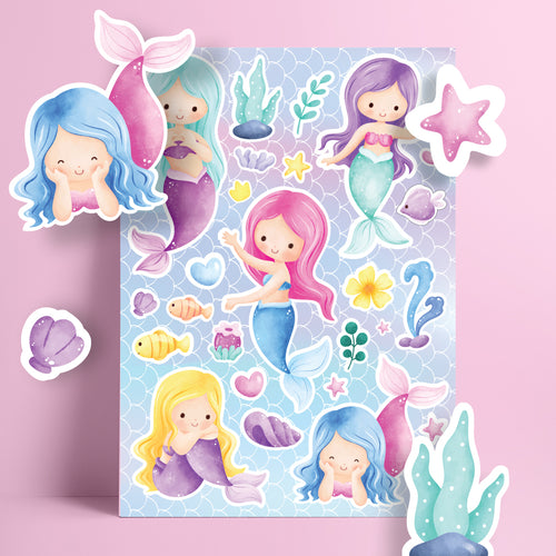 Stickers Waterproof - Mermaid - ميرميد