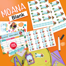 (New) Blank School Labels _Moana