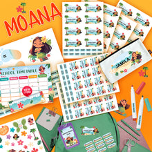 School Labels Package_ Moana