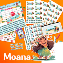 (New) School Labels Package_ Moana