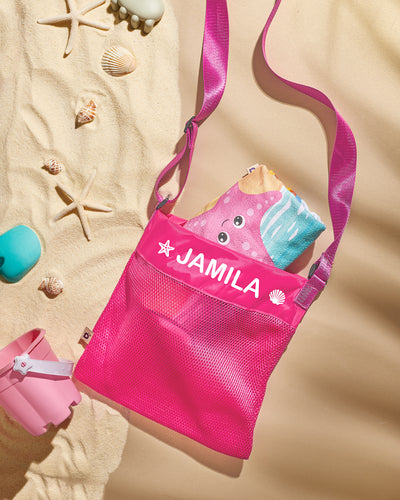 Kids Beach Bag Pink - شنطة بحر اطفال بينك