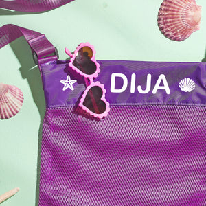 Kids Beach Bag purple  - شنطة بحر اطفال بنفسجي