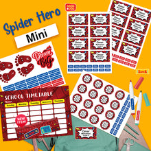 (New) School Labels Mini Package_ Spider Hero