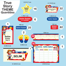 (New) School Labels Package_ True Story