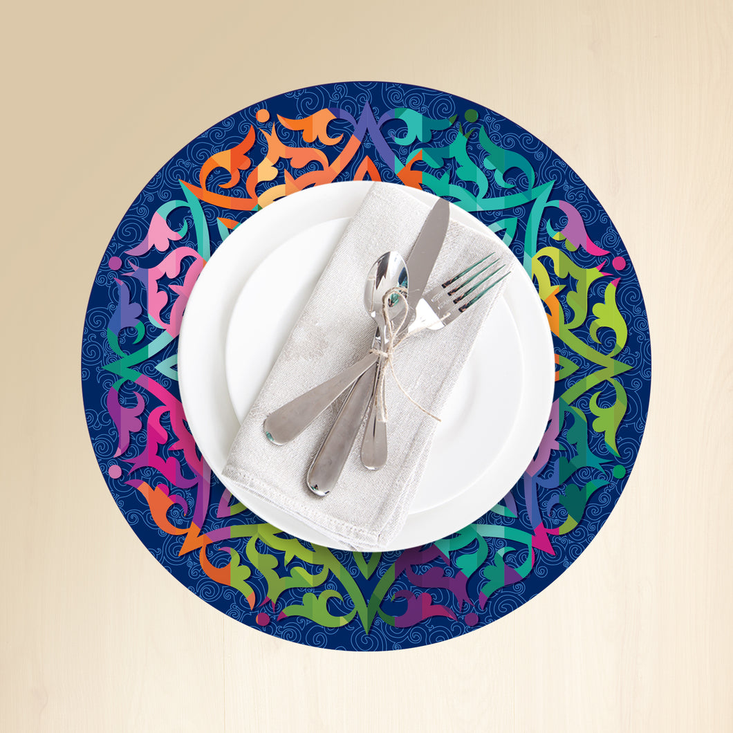 Placemats Plastic - قواعد أطباق فيروز بلاستيك