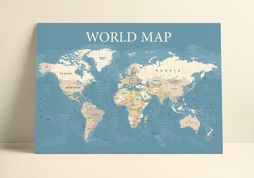 World Map - خريطة العالم